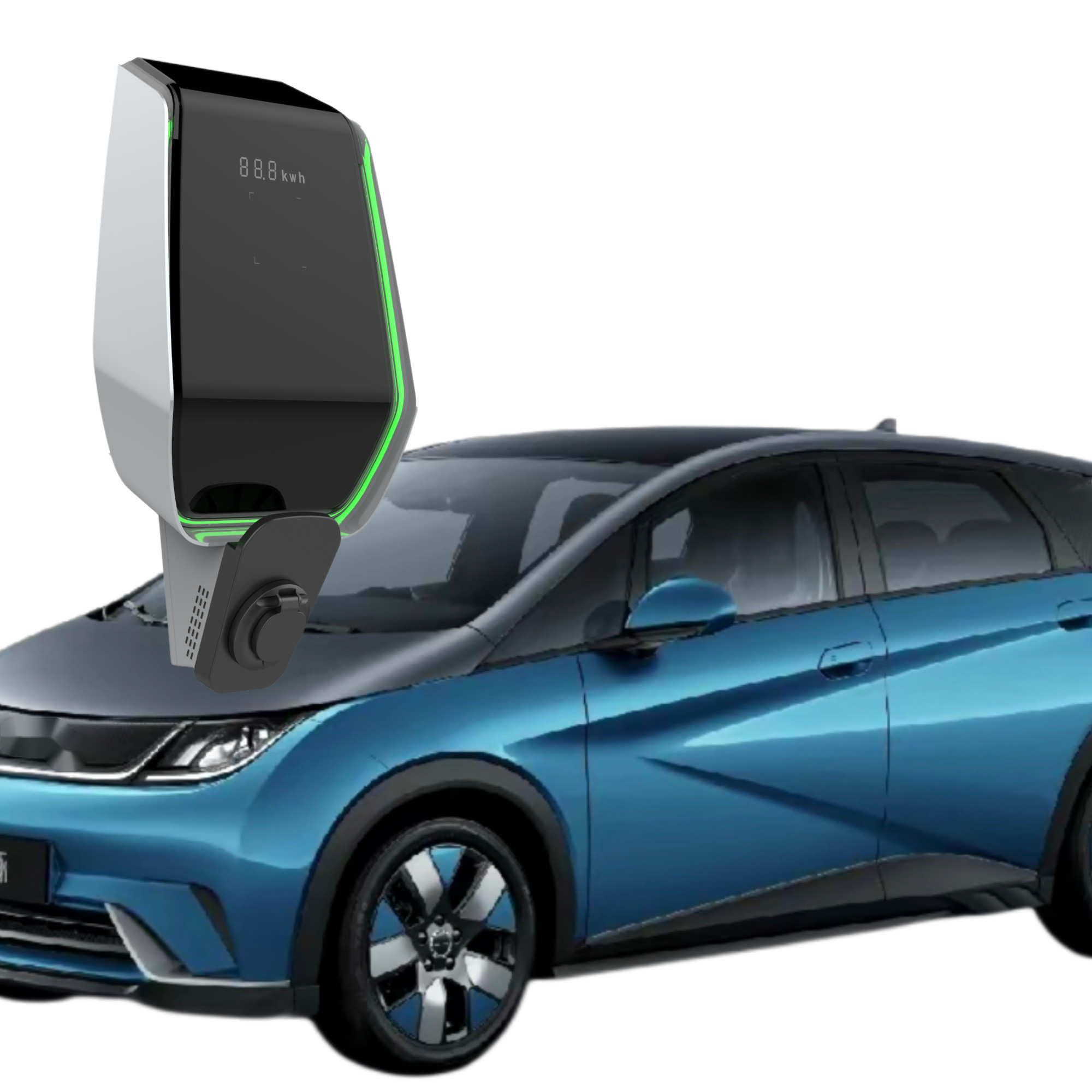 Plug In Wallbox EV Charger 11 Kw 16a 22kW 32 Amp RFID Or OCPP Linchr